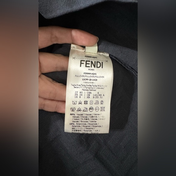 Fendi classic jumper - size 40IT - Picture 5 of 5